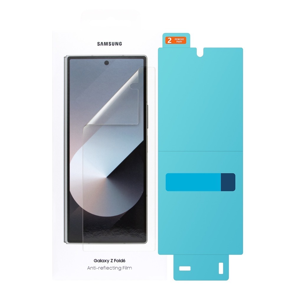 Samsung 三星 台灣原廠盒裝 Galaxy Z Fold6 抗反光螢幕保護貼【內附原廠2片保護貼】UF956-細節圖2
