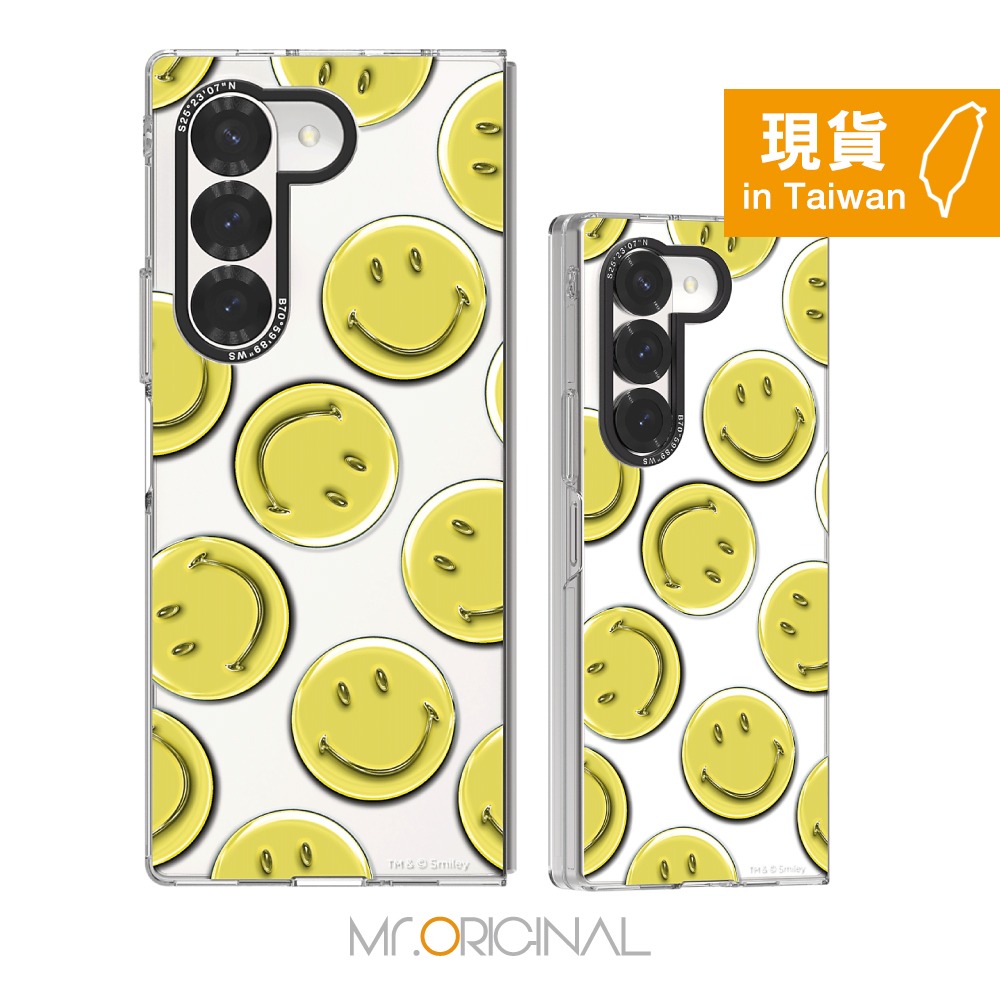 SAMSUNG 原廠盒裝 Galaxy Z Fold6 Smiley 聯名保護殼_Yellow黃(GP-FPF956)-細節圖4