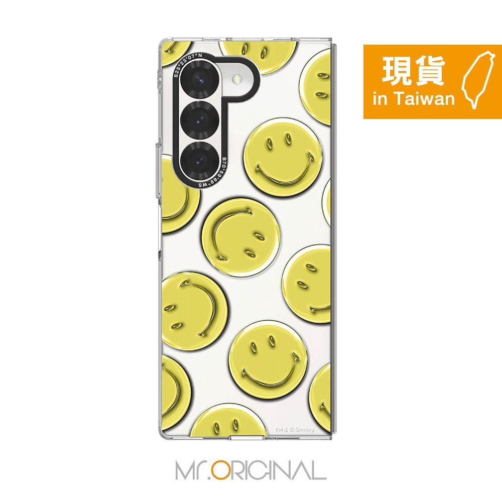 SAMSUNG 原廠盒裝 Galaxy Z Fold6 Smiley 聯名保護殼_Yellow黃(GP-FPF956)-細節圖5