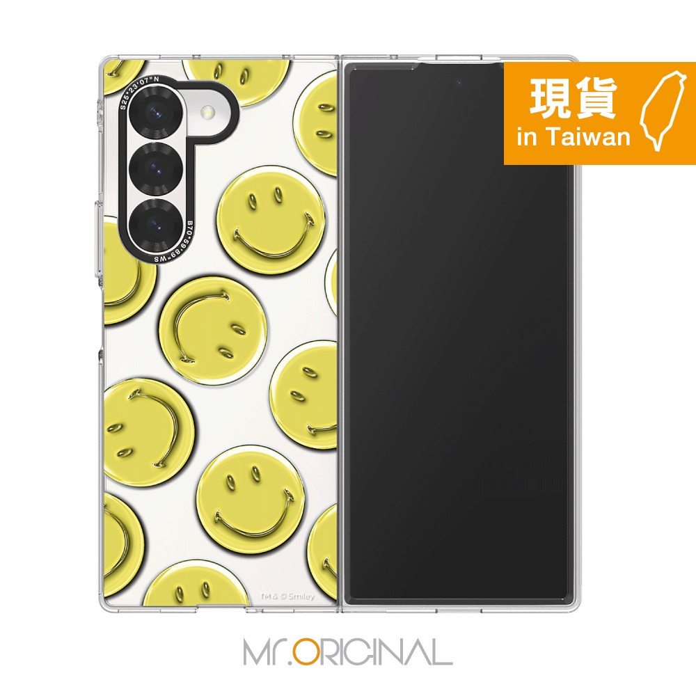 SAMSUNG 原廠盒裝 Galaxy Z Fold6 Smiley 聯名保護殼_Yellow黃(GP-FPF956)-細節圖6