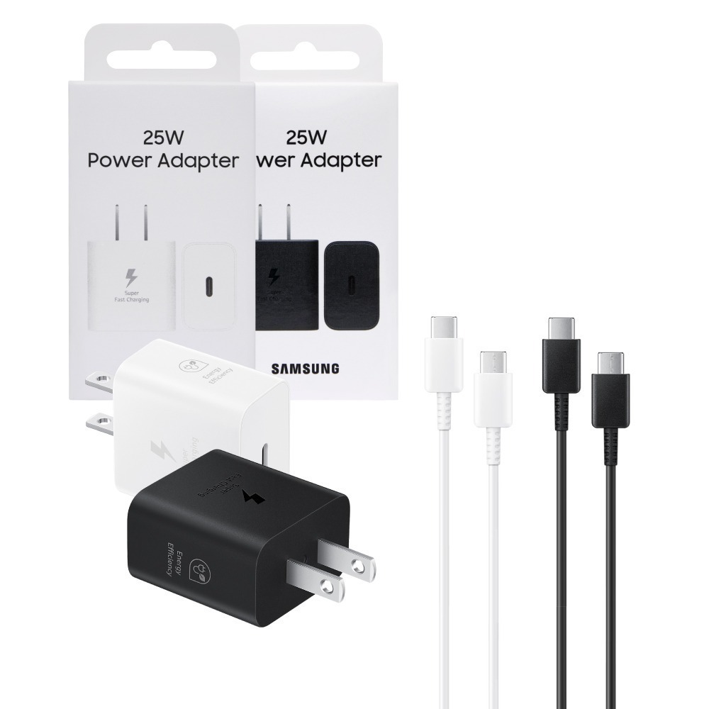 SAMSUNG 25W快充旅行組-支援Z Fold7 Flip7 (含原廠T2510盒裝旅充+三星製造雙Type C線)-細節圖2