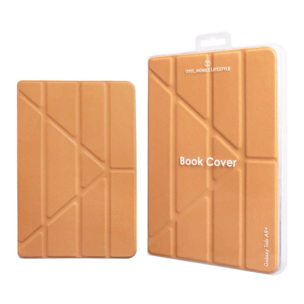 Samsung 三星 台灣原廠盒裝 ITFIT Tab A9+ 多角度書本式保護殼 - 橘色【X210 X216】-細節圖2