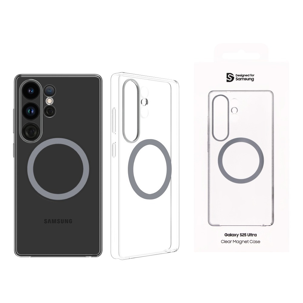 Samsung 三星 原廠盒裝 S25 Ultra/ S25+/ S25 透明磁吸保護殼【FPS938/936/931】-細節圖2