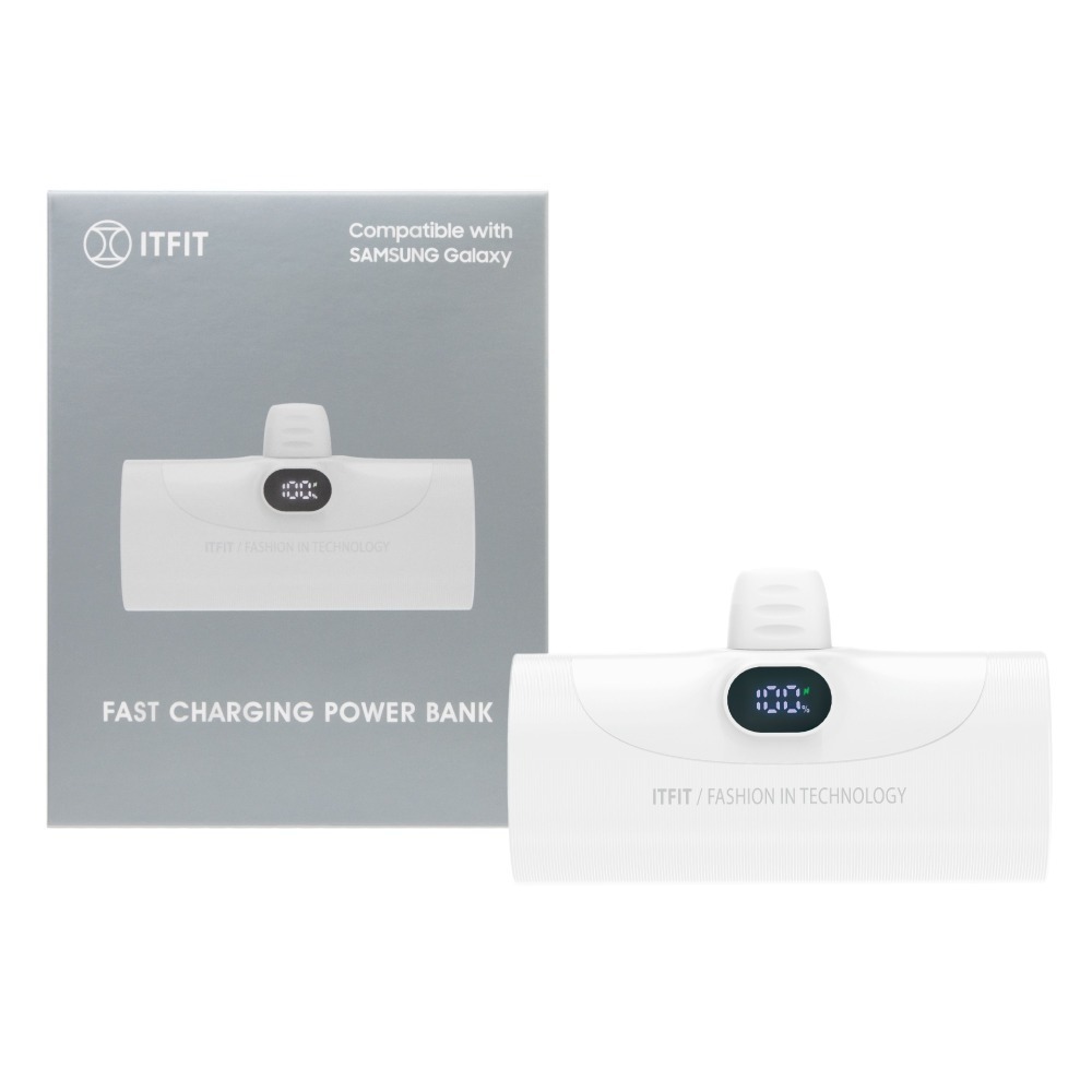 Samsung三星 台灣原廠盒裝 ITFIT 20W 快充行動電源 (5000mAh)【ITPW30.ITPW30BK】-細節圖2
