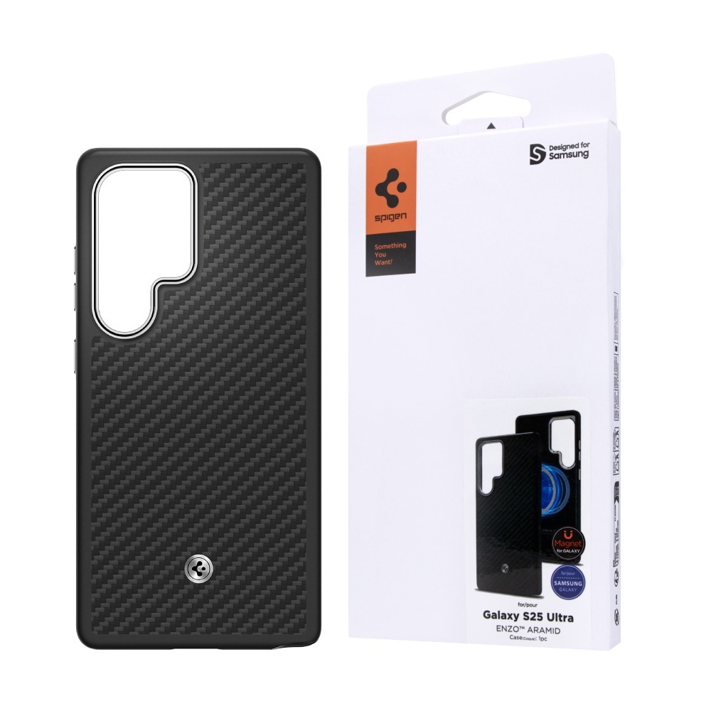 Samsung 三星 原廠盒裝 S25 Ultra / S25+ / S25 Spigen-Enzo 軍規磁吸保護殼-細節圖2