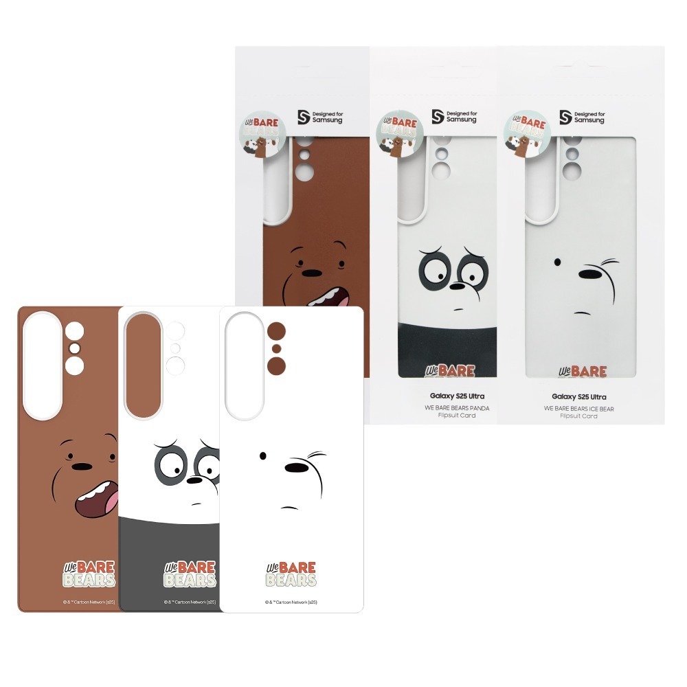 Samsung 三星 原廠吊卡 S25 Ultra / S25+ / S25 We Bare Bears 主題式感應卡-細節圖2