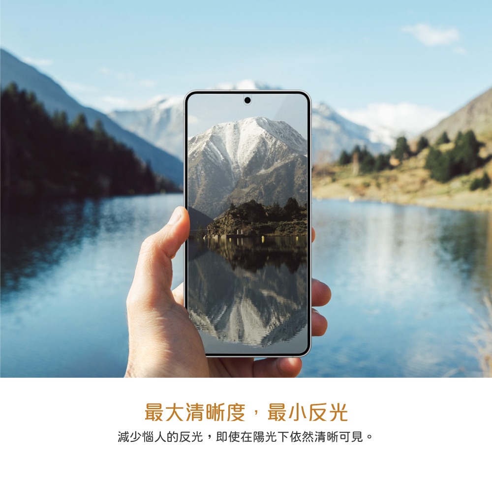 Samsung 三星 台灣原廠盒裝 S25 Edge 抗反光螢幕保護貼【US937】-細節圖7