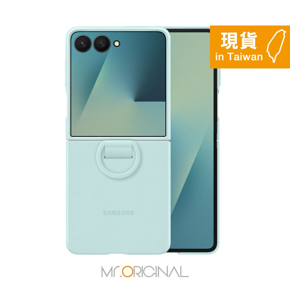 Samsung 三星 台灣原廠盒裝 Z Flip7 矽膠薄型保護殼 - 附指環扣【PF766】-細節圖5