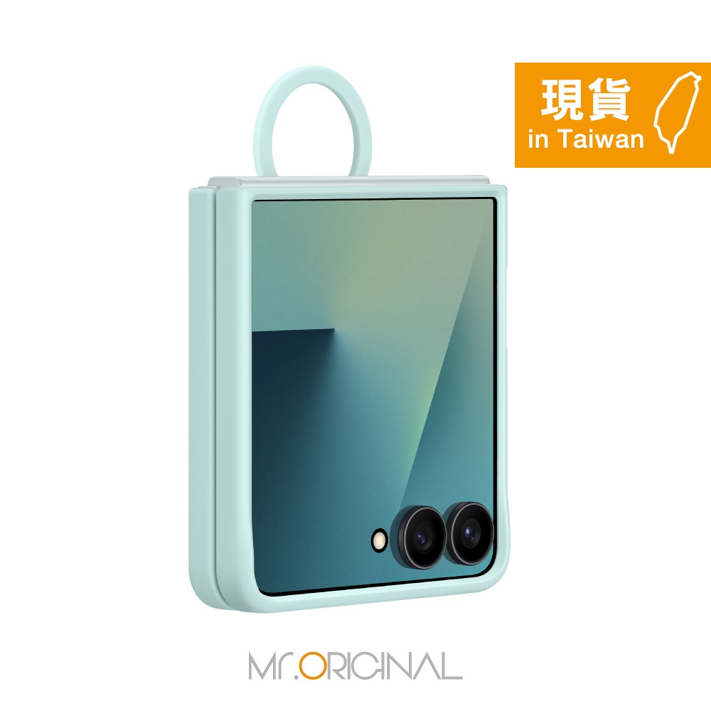 Samsung 三星 台灣原廠盒裝 Z Flip7 矽膠薄型保護殼 - 附指環扣【PF766】-細節圖6