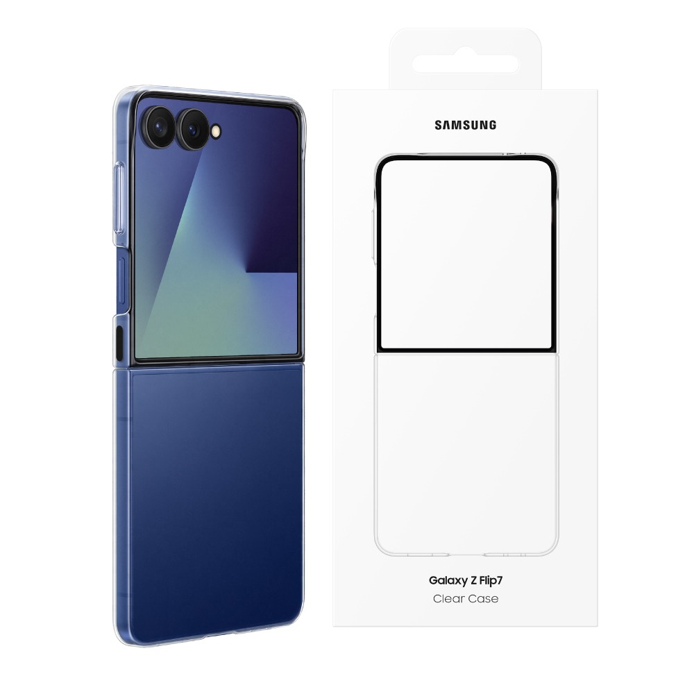 Samsung 三星 台灣原廠盒裝 Z Flip7 透明保護殼【AF766】-細節圖2