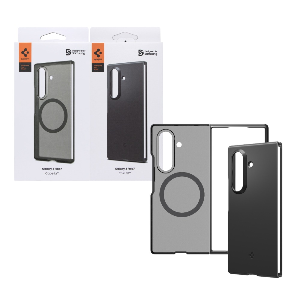 Samsung 三星 台灣原廠盒裝 Z Fold7 Spigen磁吸保護殼【ThinFit超薄 / Capella霧面】-細節圖2