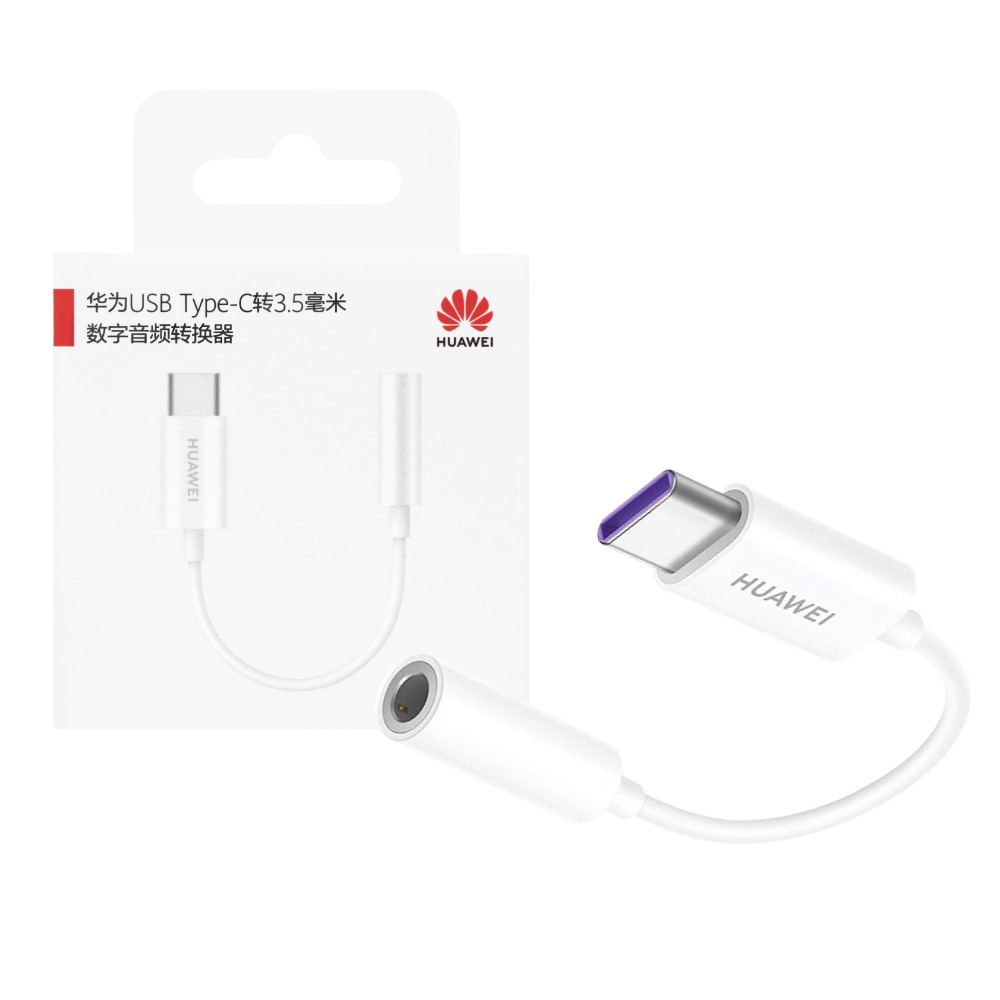 HUAWEI華為 LOH-C00 原廠盒裝 Type-C to 3.5mm 耳機音源轉接器 (96mm)-細節圖2
