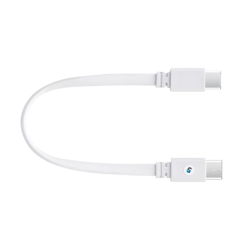 Samsung 三星製造 Type-C to Type-C 充電線-20cm短版扁線 (袋裝) 適用行動電源-細節圖2