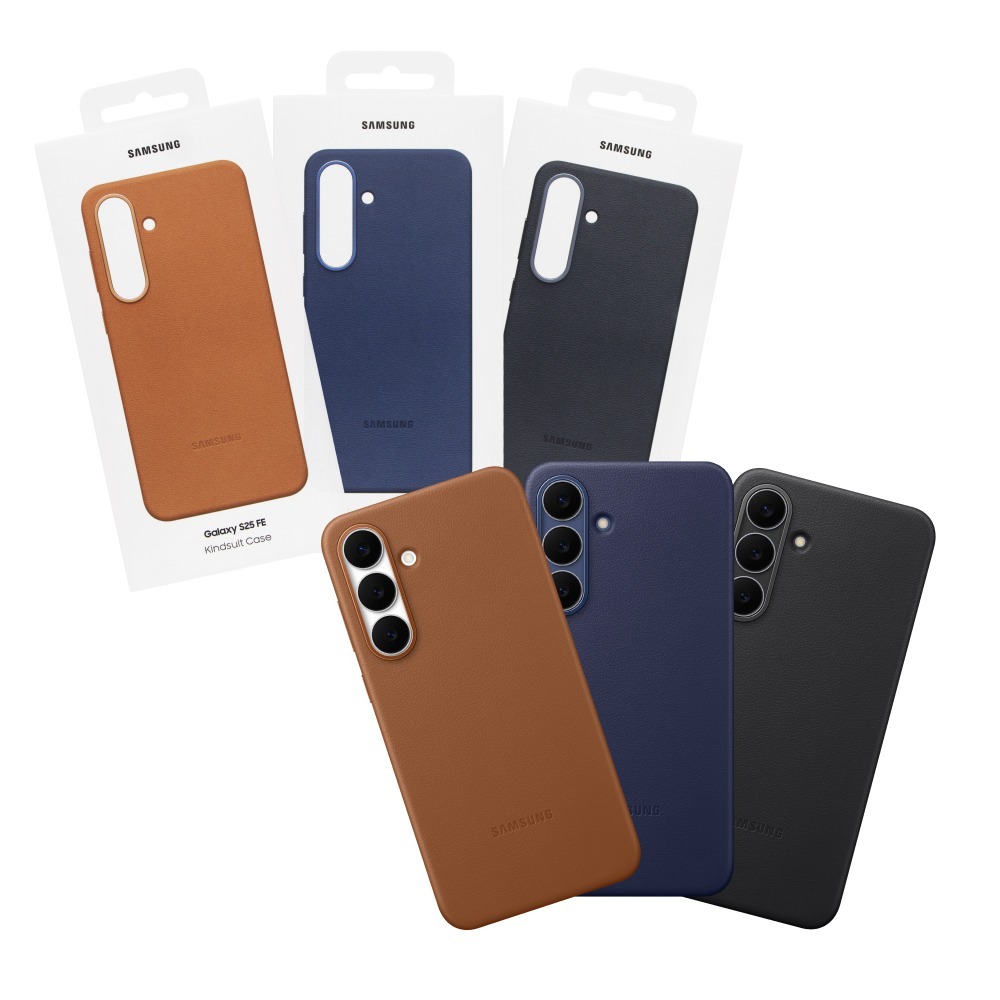 Samsung 三星 台灣原廠盒裝 S25 FE 純素皮革保護殼【EF-VS731】-細節圖2