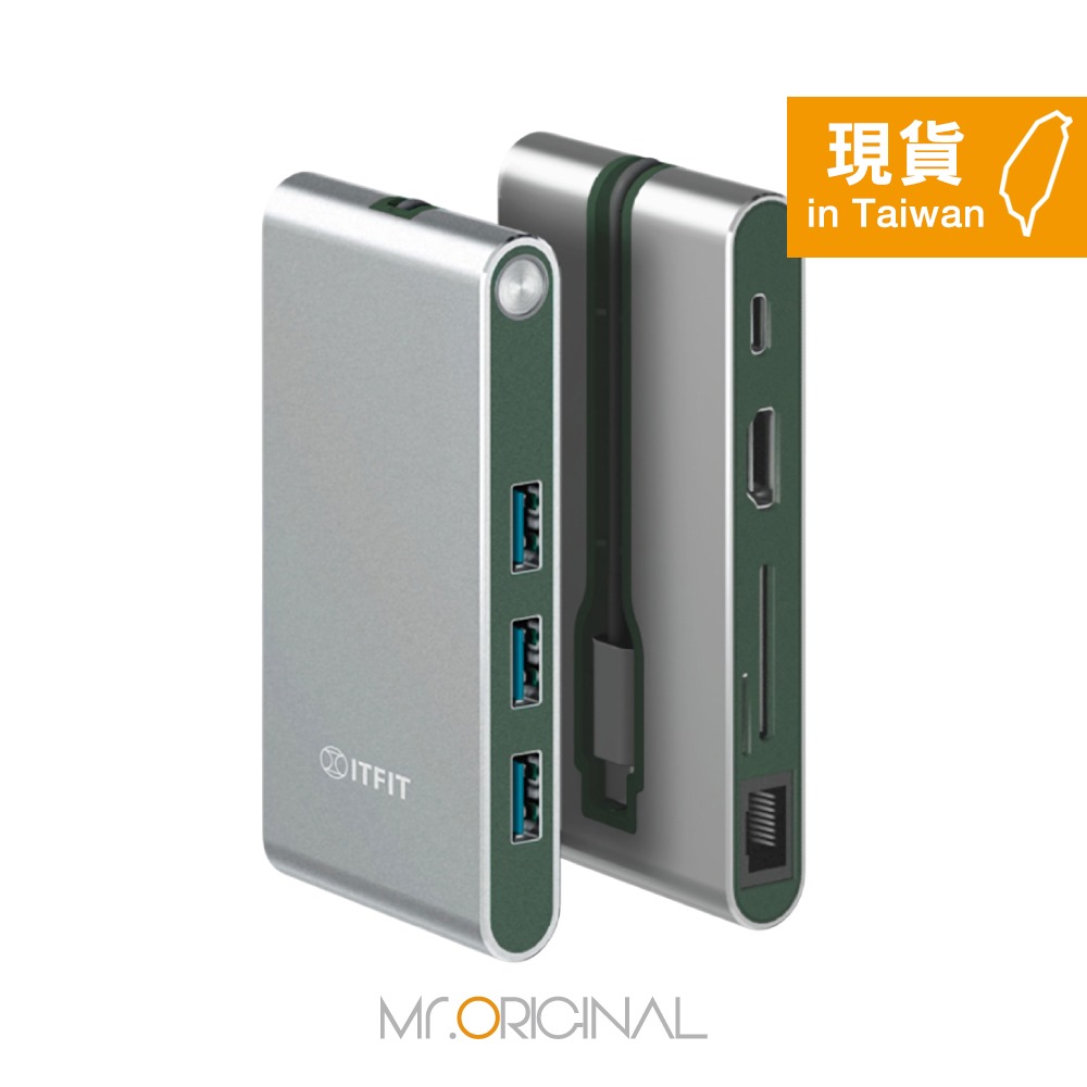 Samsung 三星 台灣原廠盒裝 ITFIT Type C 8合1 多功能轉接器 (內含Type C線) ITAC17-細節圖5