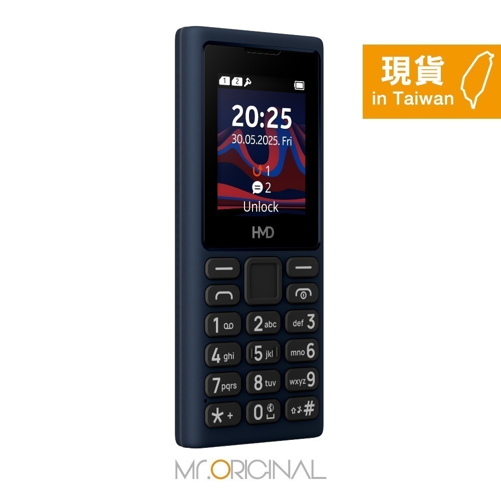 【台灣版 有注音】HMD 101 4G Dual Sim 雙卡雙待功能型手機 - 深藍/藍色 (贈ASUS 手機掛繩)-細節圖7