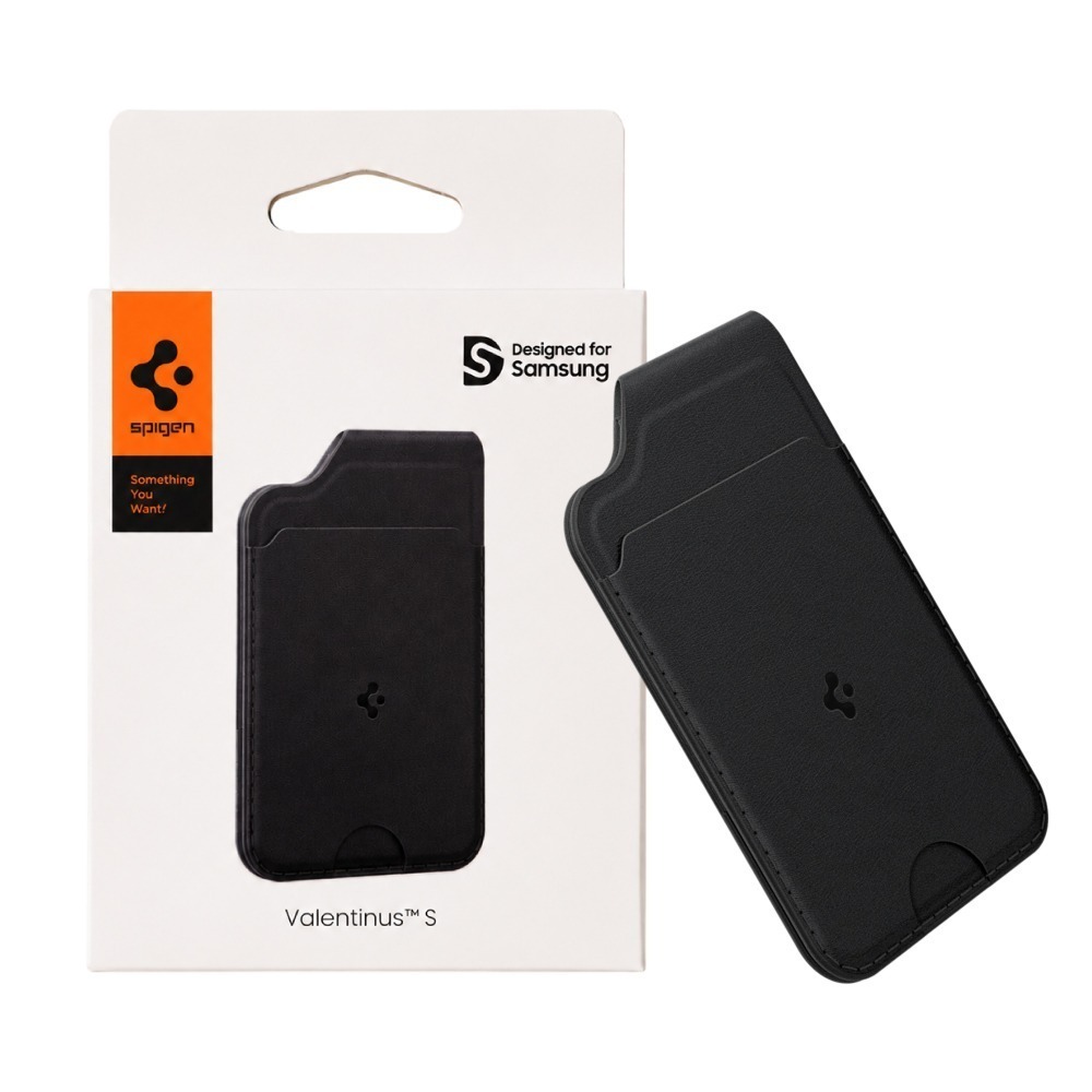 Samsung 三星 台灣原廠盒裝 Spigen 磁吸支架式卡夾 ( 需搭配磁吸保護殼使用 )【GP-TOU026】黑色-細節圖2
