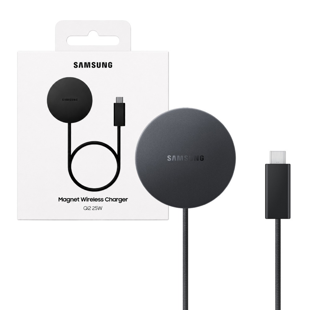 Samsung 三星 台灣原廠盒裝 磁吸無線充電器 (25W,1.5m) 需搭配磁吸保護殼【EP-P2900】深灰-細節圖2