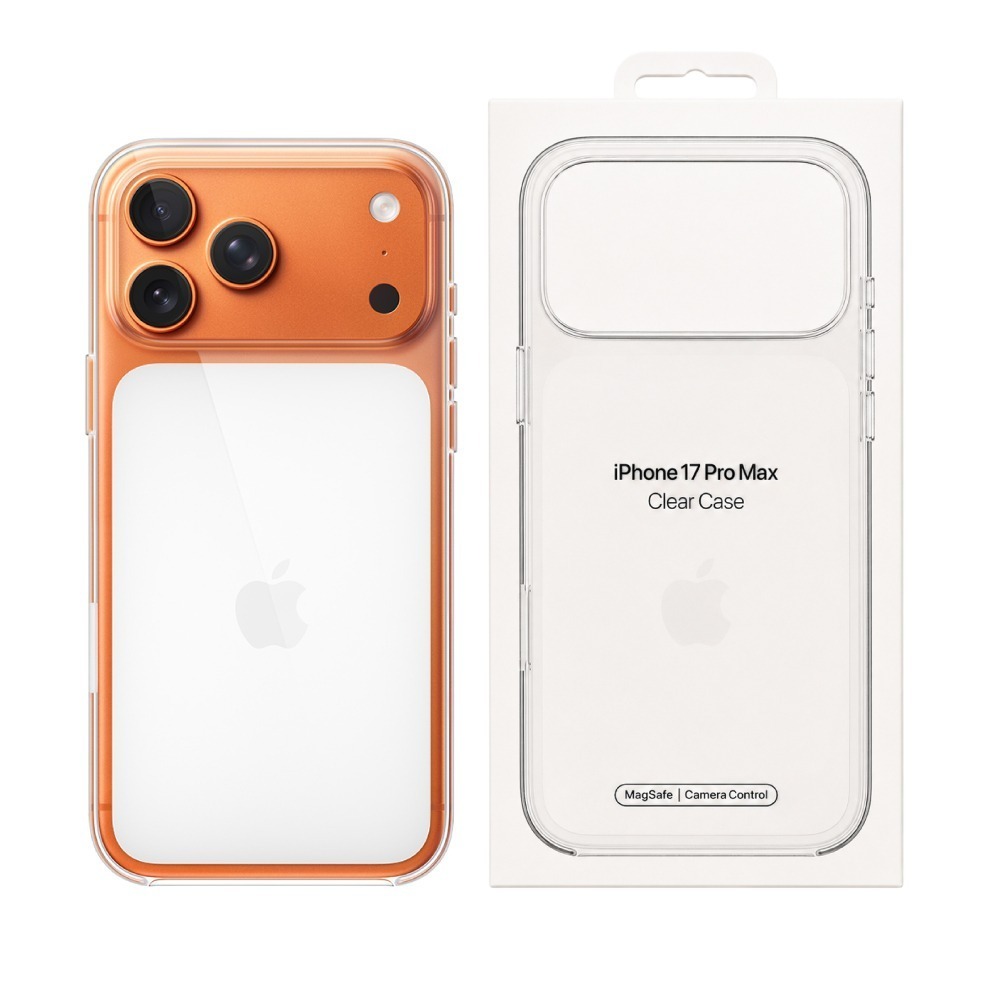 Apple 台灣原廠盒裝 iPhone 17 Pro Max MagSafe Clear Case 透明保護殼-細節圖2