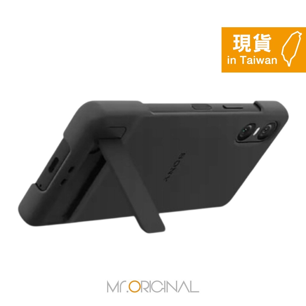 Sony索尼 Xperia 10 VI 時尚保護殼 -黑 (內附支架&環形腕帶)【台灣原廠盒裝】XQZ-CBES-細節圖4