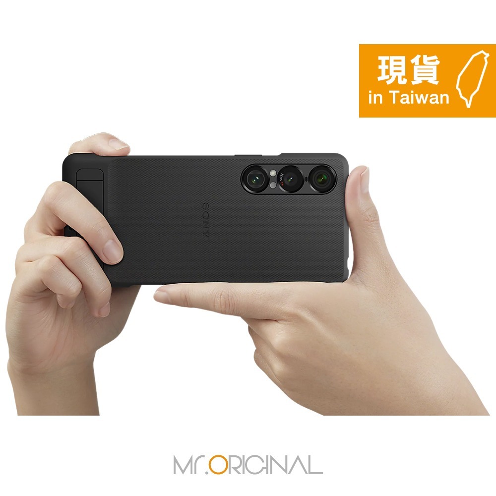 Sony索尼 Xperia 1 VII 時尚保護殼 -黑 (內附支架&環形腕帶)【台灣原廠盒裝】XQZ-CBFS-細節圖8