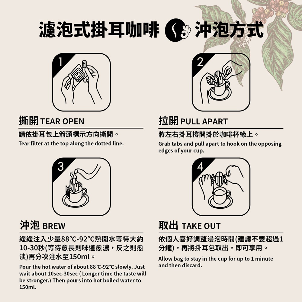 【歐客佬】2019 WCRC 世界盃烘豆大賽 亞軍 烘焙配方 (掛耳包) 黃金烘焙 (43010544)-細節圖4