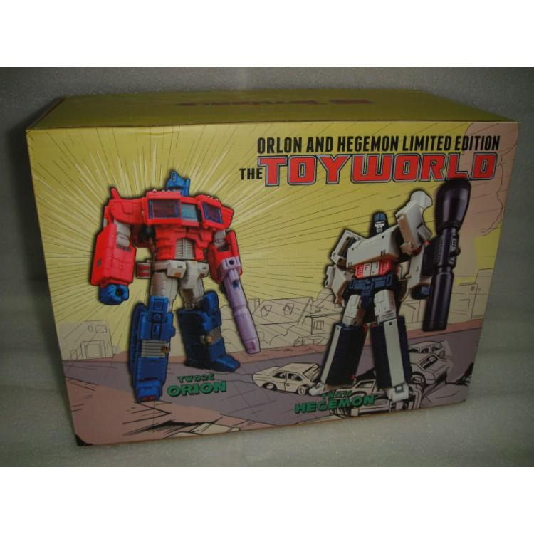 【現貨特價】柯博文 密卡登 套組 漫畫色 ToyWorld TW-01C02C 元祖漫畫色 擎天柱 威震天-細節圖5