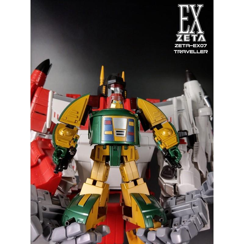 【現貨特價】變形玩具 Zeta 宇宙飛碟 金屬色 ZetaToys EX-07 EX07 飛碟 第三方 現貨-細節圖6