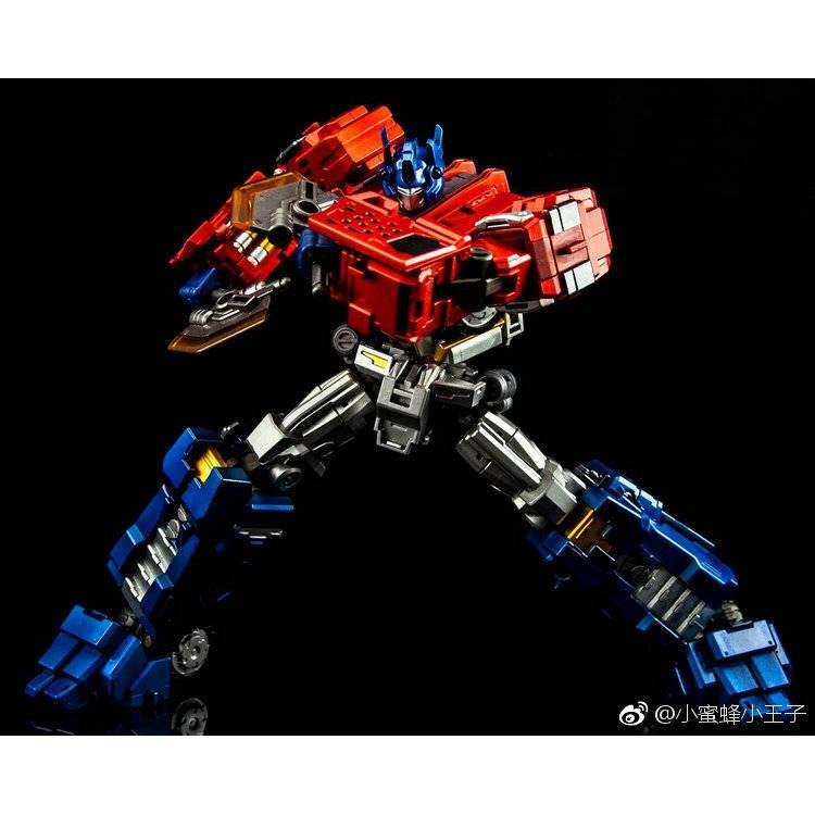 【即將售完】MakeToys 柯博文 金屬色塗裝 附武器包 MTCD-01P 擎天柱 塗裝版 可與MTCD-05天火合體-細節圖3