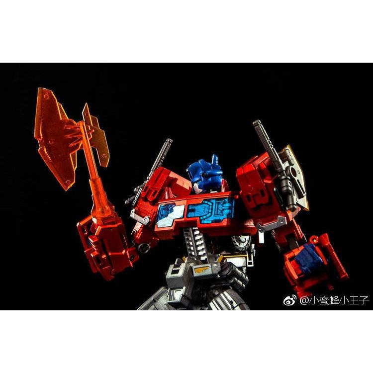 【即將售完】MakeToys 柯博文 金屬色塗裝 附武器包 MTCD-01P 擎天柱 塗裝版 可與MTCD-05天火合體-細節圖6