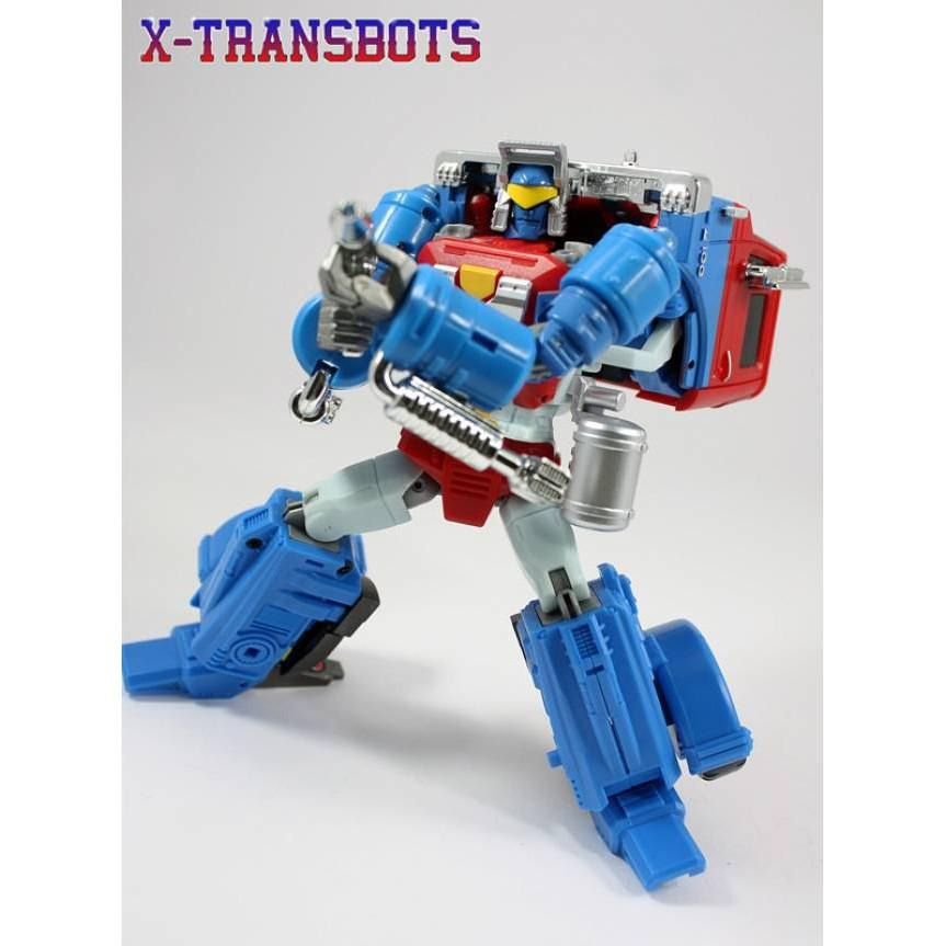 【現貨特價】拖車 X-Transbots MM-III HOSS 百變雄獅 管子 魯莽 重塗 X社 XTB-細節圖3
