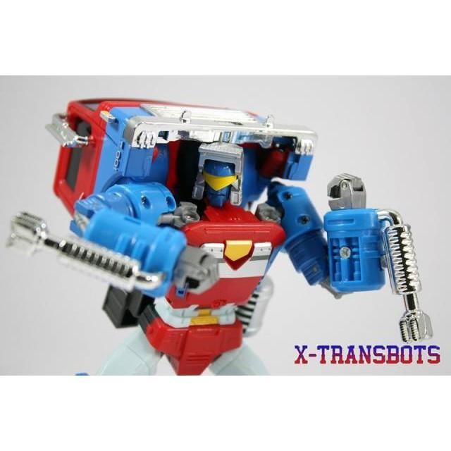 【現貨特價】拖車 X-Transbots MM-III HOSS 百變雄獅 管子 魯莽 重塗 X社 XTB-細節圖5