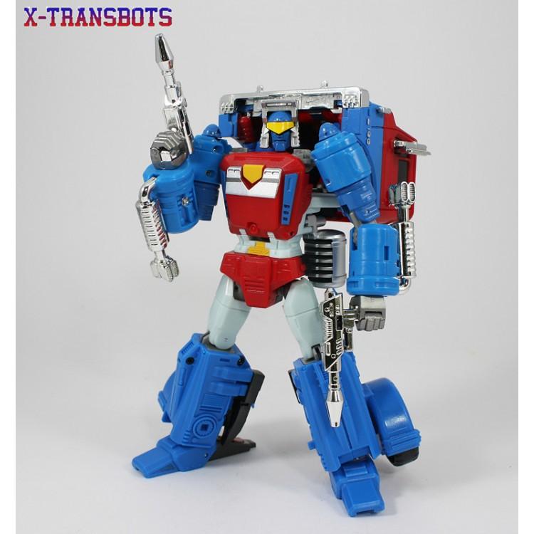 【現貨特價】變形金剛 拖車 X-Transbots MM-III HOSS 百變雄獅 管子 魯莽 重塗 X社 XTB-細節圖2