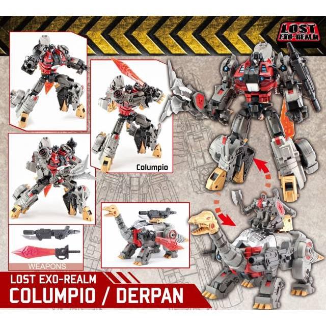 【現貨特價】變形玩具 淤泥 FansProject LER-01 長頸龍 Columpio & Drepan LER01-細節圖9