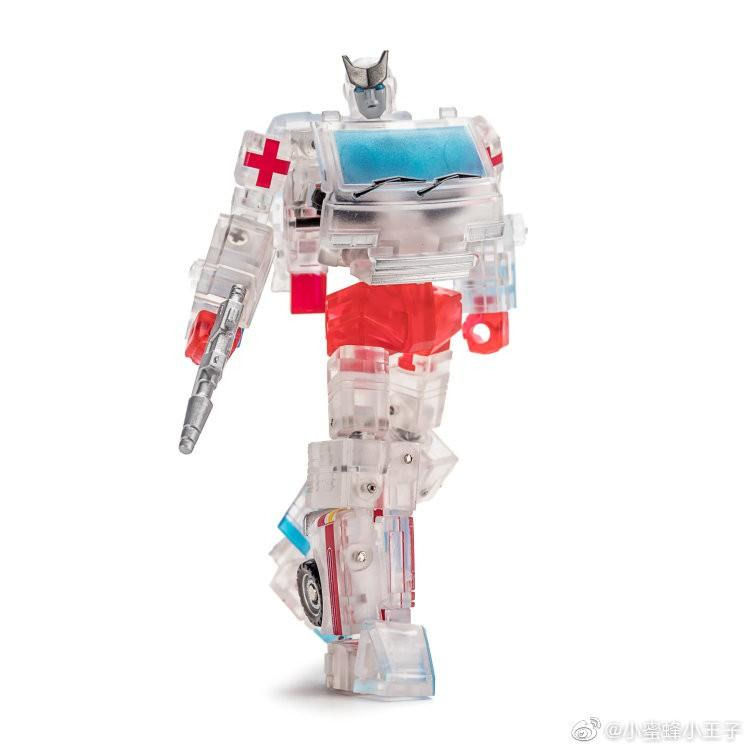 【現貨特價】變形玩具 NEWAGE 透明 飛輪 H8T 救護車 NA 小比例 口袋玩具 口袋戰爭 第三方-細節圖3