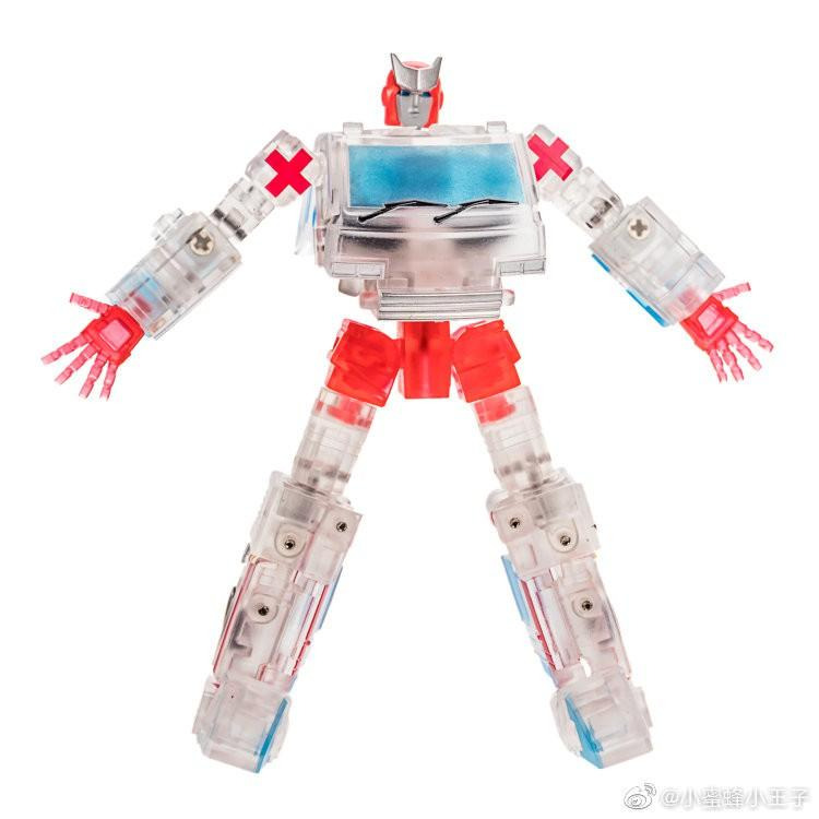 【現貨特價】變形玩具 NEWAGE 透明 飛輪 H8T 救護車 NA 小比例 口袋玩具 口袋戰爭 第三方-細節圖5