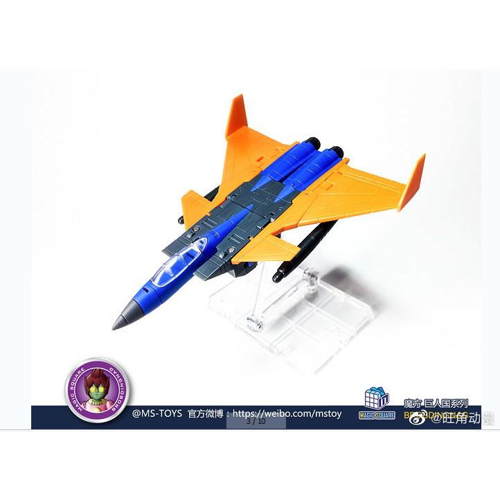 【全新現貨】魔方 尖頭部隊 三尖頭 衝鋒 輓歌 噴氣機 MS-TOYS MS-B30 飛機小隊 變形玩具 小比例-細節圖5