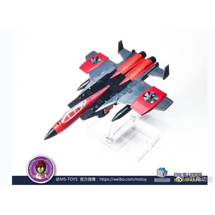 【全新現貨】魔方 尖頭部隊 三尖頭 衝鋒 輓歌 噴氣機 MS-TOYS MS-B30 飛機小隊 變形玩具 小比例-細節圖6