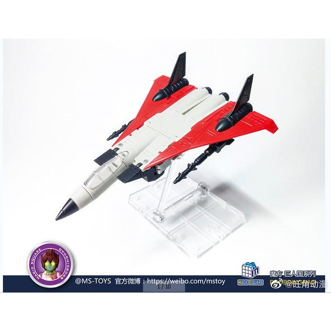 【全新現貨】魔方 尖頭部隊 三尖頭 衝鋒 輓歌 噴氣機 MS-TOYS MS-B30 飛機小隊 變形玩具 小比例-細節圖7