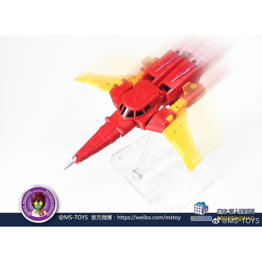 【全新現貨】魔方 鏡像 狂飆 MS-B06R 耀世朱雀 傲世朱雀 MS-TOYS 烈焰魔 正義配色 小比例 口袋玩具-細節圖9