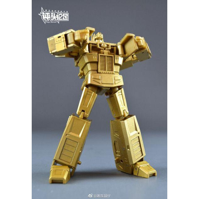 【即將售完】魔方 金色 小柯博文 小比例 MS-TOYS MS-B18G 帶車廂 小滾珠 B18G 黃金 擎天柱 第三方-細節圖4