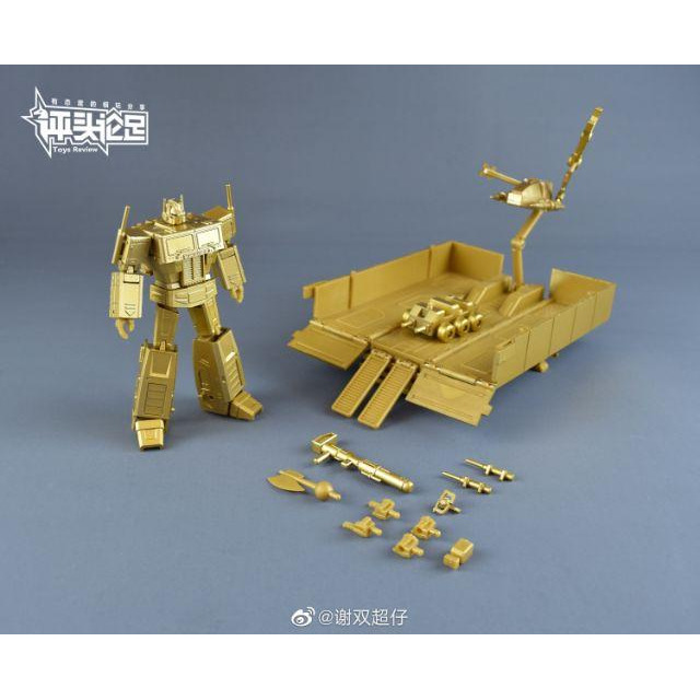 【即將售完】魔方 金色 小柯博文 小比例 MS-TOYS MS-B18G 帶車廂 小滾珠 B18G 黃金 擎天柱 第三方-細節圖5