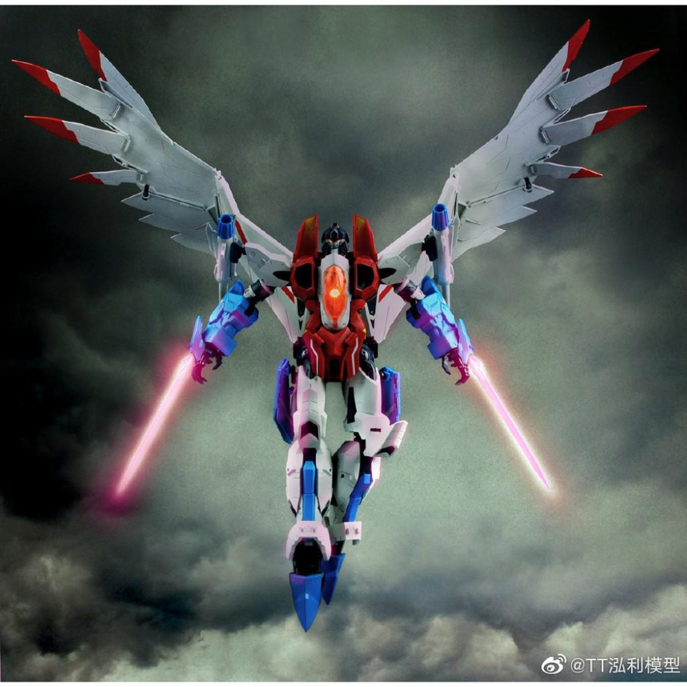 【全新現貨】TT泓利模型 天王星 PF-01 紅色獵鷹 紅蜘蛛 星星叫 可變形 PF01 Red Falcon 變形玩具-細節圖2