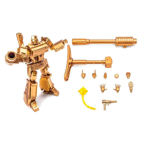 【現貨特價】金色 密卡登 NEWAGE H9G 變形玩具 威震天 小比例 口袋玩具 口袋戰爭 Agamenmnon