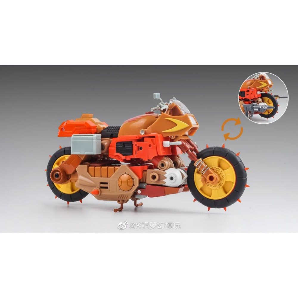 【即將售完】KFC 垃圾星人 營救車 再版 珠光粉材料 局部金屬漆 Phase 6A P6A Crash Hog 第三方-細節圖4