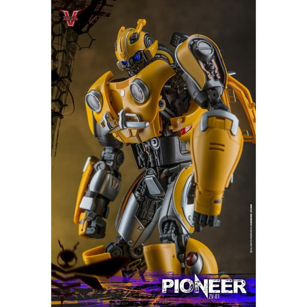 【台灣現貨】Zeta 外傳 大黃蜂 再版 ZV-01 Pioneer 金龜車 電影系列 ZV01-細節圖2