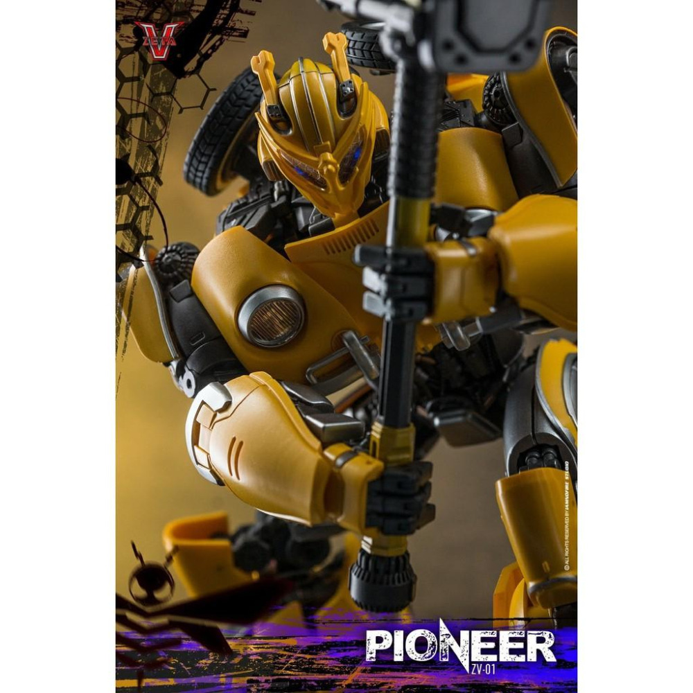 【台灣現貨】Zeta 外傳 大黃蜂 再版 ZV-01 Pioneer 金龜車 電影系列 ZV01-細節圖3