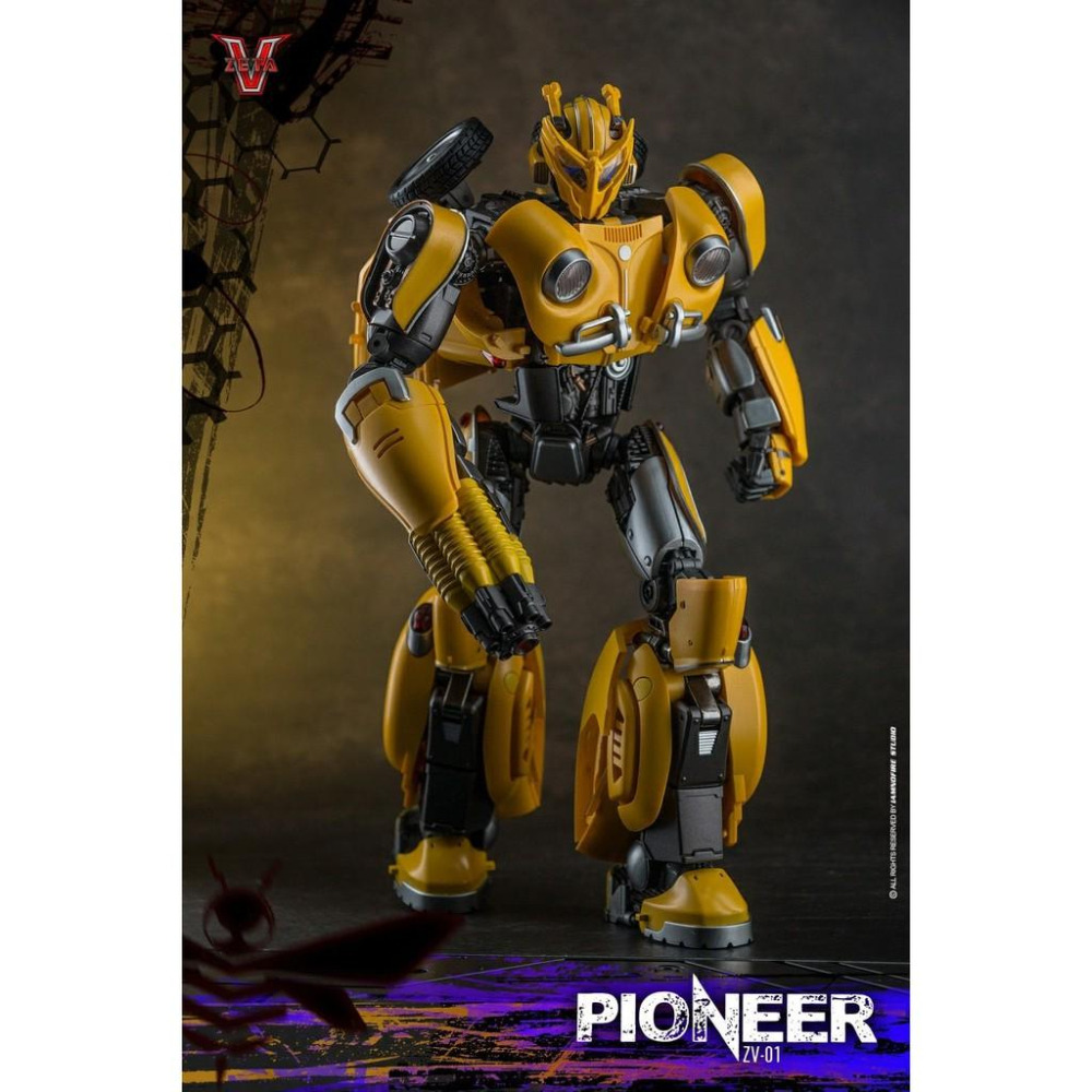 【台灣現貨】Zeta 外傳 大黃蜂 再版 ZV-01 Pioneer 金龜車 電影系列 ZV01-細節圖4
