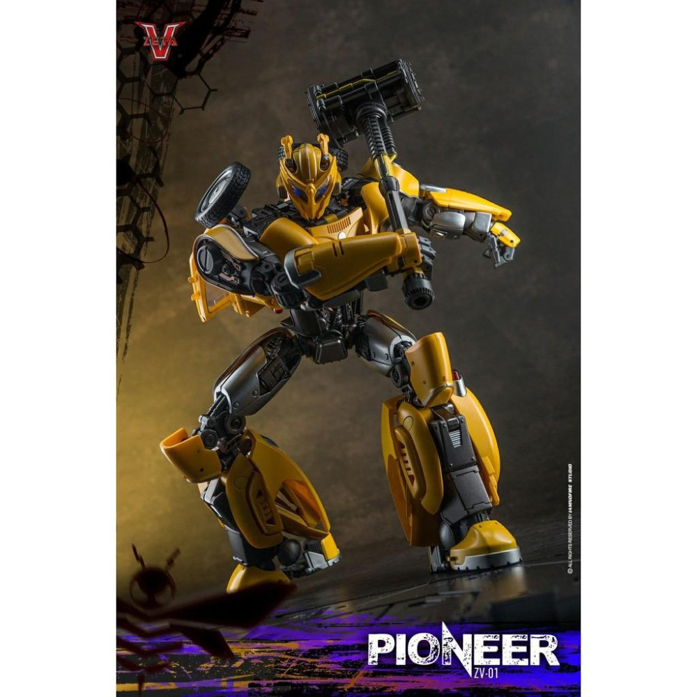 【台灣現貨】Zeta 外傳 大黃蜂 再版 ZV-01 Pioneer 金龜車 電影系列 ZV01-細節圖5