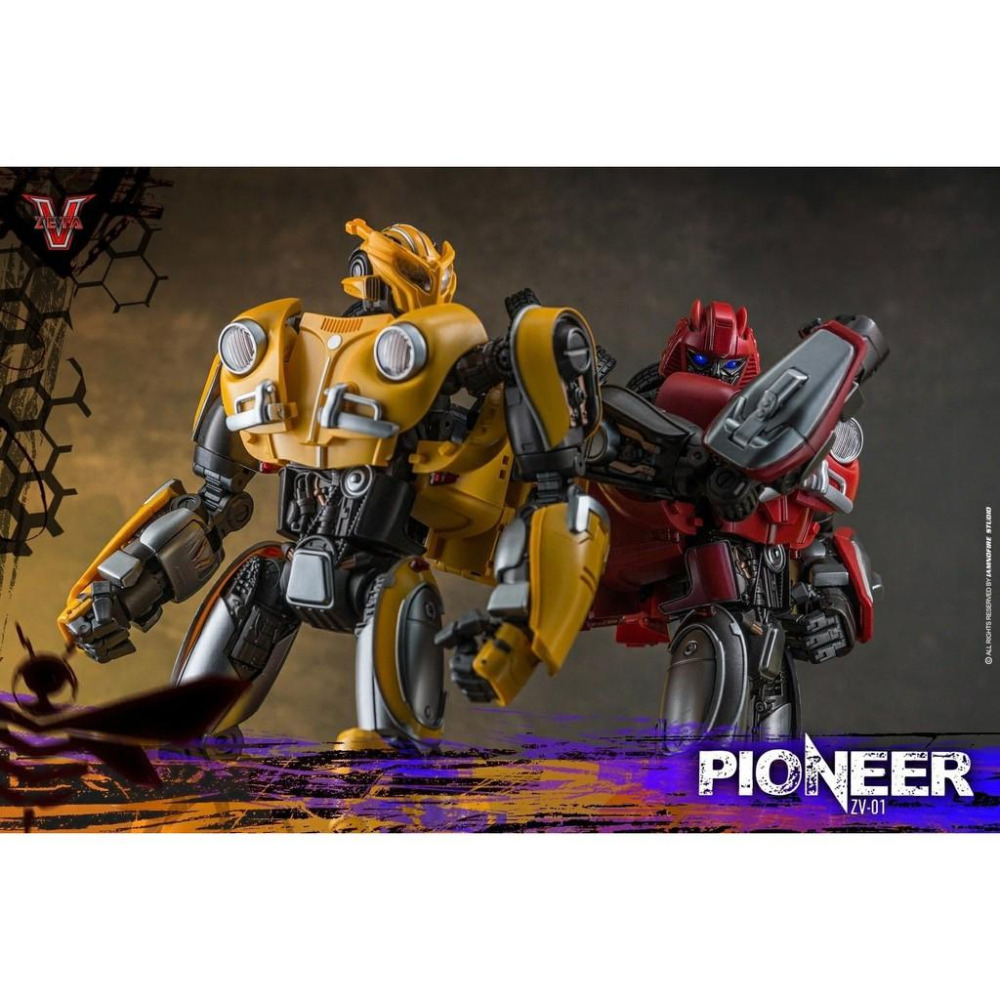 【台灣現貨】Zeta 外傳 大黃蜂 再版 ZV-01 Pioneer 金龜車 電影系列 ZV01-細節圖9